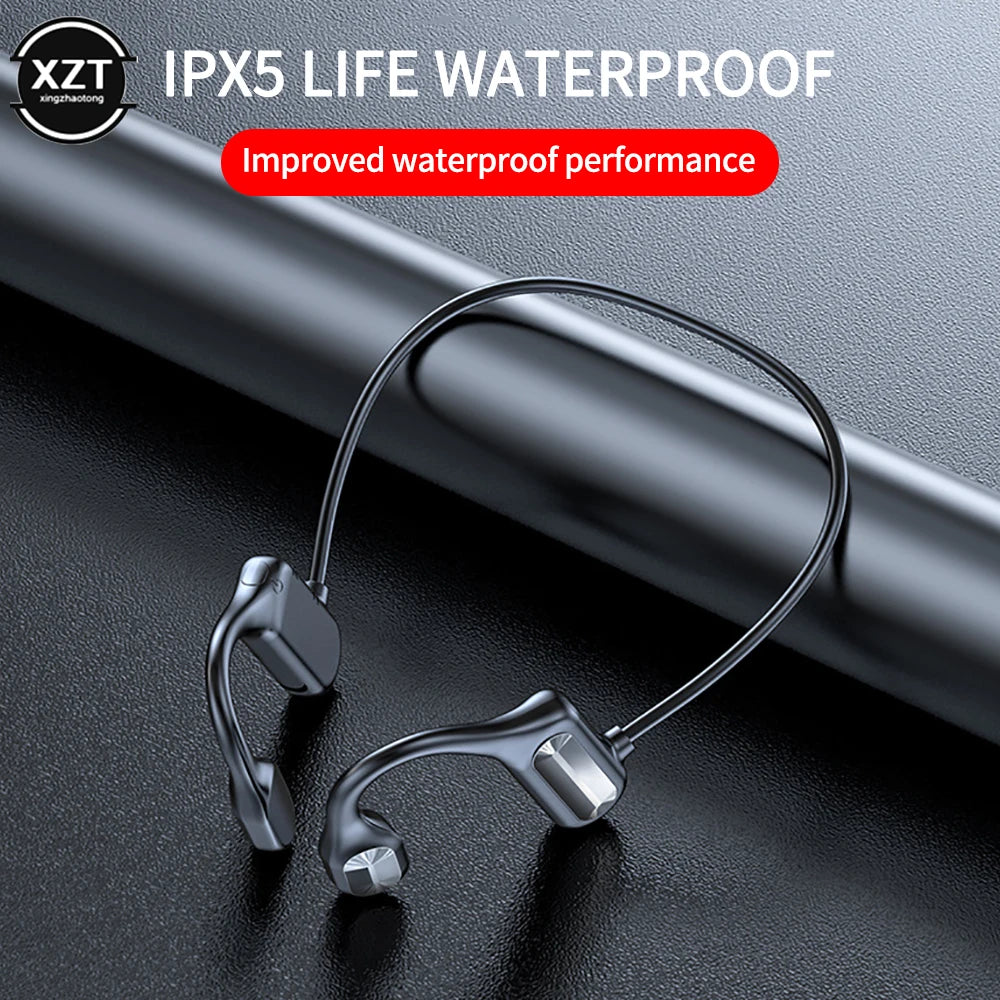 Bone Conduction Hook Earphone BL09 Wireless Bluetooth-Compatibl Headset Earbuds Ear Audio Stereo HIFI Sports Headphones With Mic