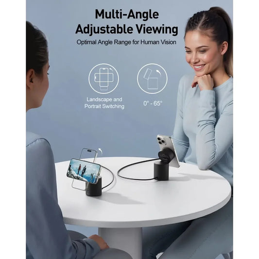 StandMe Auto 3-in-1 Multi-functional Versatile Magnetic Charging Stand Station with Infrared Sensing Auto Rotation