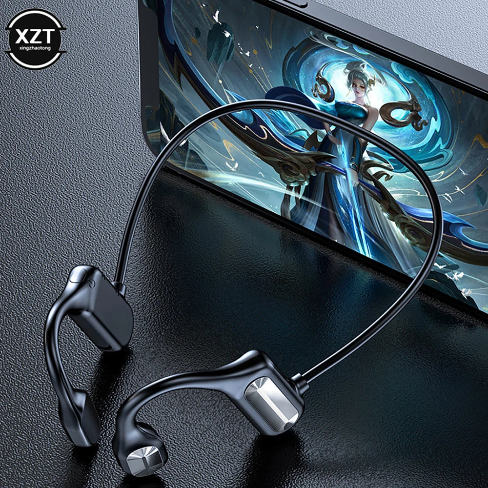 Bone Conduction Hook Earphone BL09 Wireless Bluetooth-Compatibl Headset Earbuds Ear Audio Stereo HIFI Sports Headphones With Mic